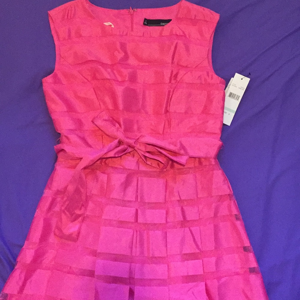Dress with bow tie in front.